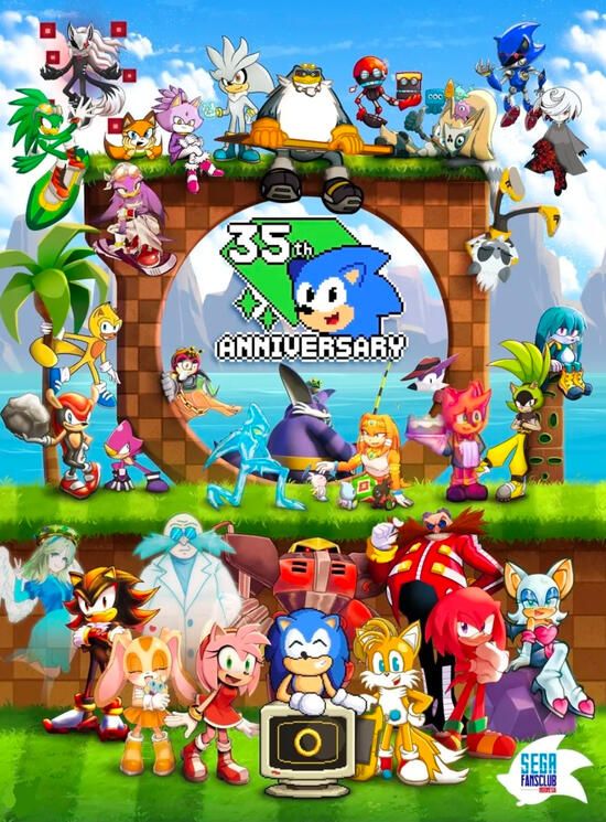 SFI SOnic 35th Anniversary Collab SFI SOnic 35th Anniversary Collab